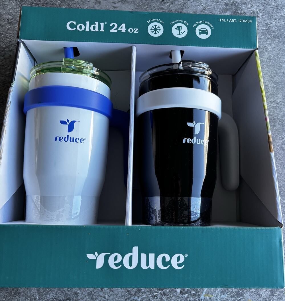 Reduce 24 oz. Cold1 Tumbler, 2-pack - Black and White
